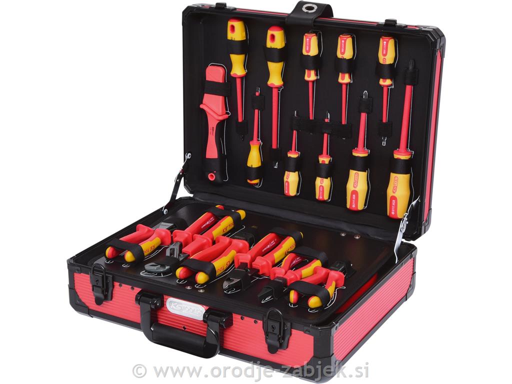 43-piece tool set for electric vehicles KS TOOLS