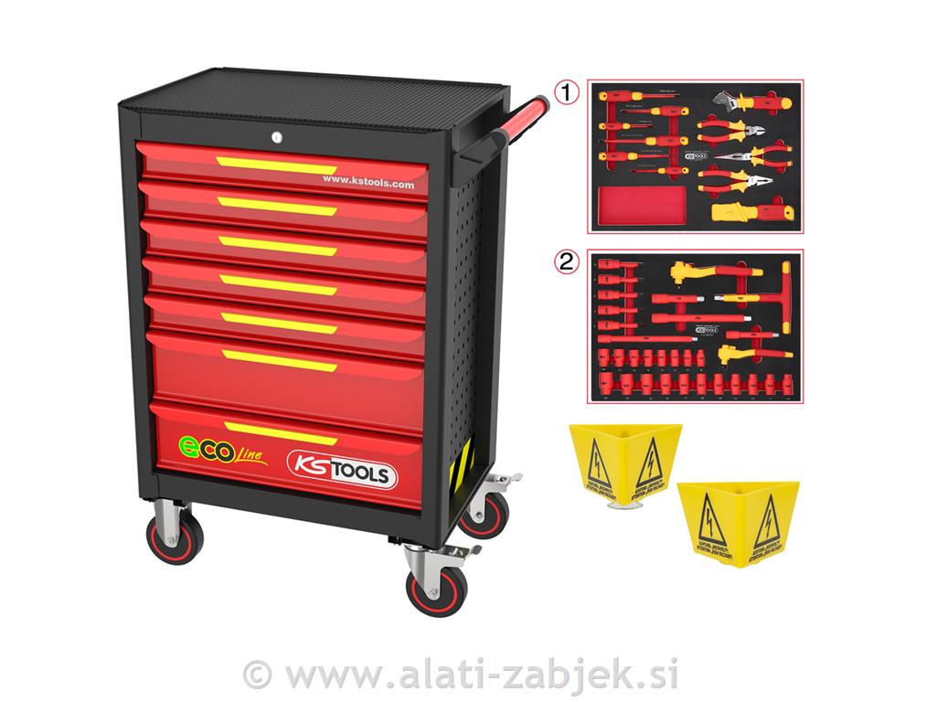 ECOline workshop trolley for electric vehicles KS TOOLS