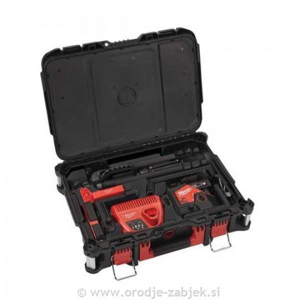 M12 3PLKIT-401P 360 stopinjski 3 linijski laser s priborom v kovčku MILWAUKEE