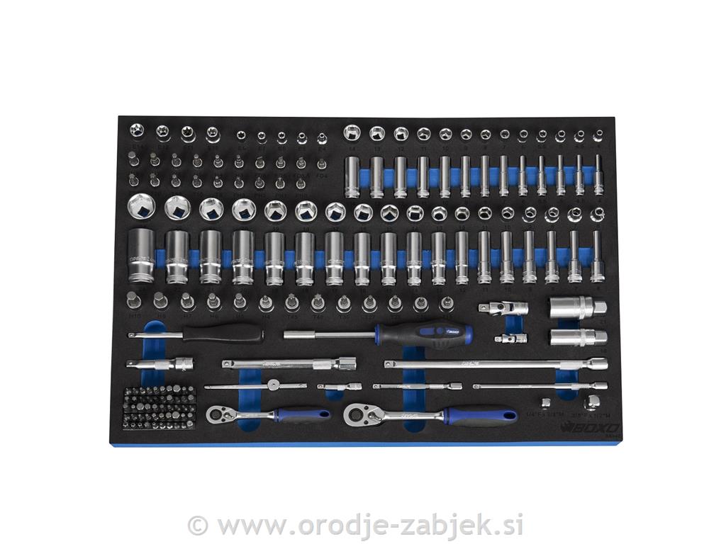 Tool trolley with 330-piece tool set BOXO