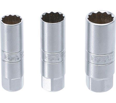 Spark plug socket set 14 - 16 - 18 mm 3/8" BGS TECHNIC