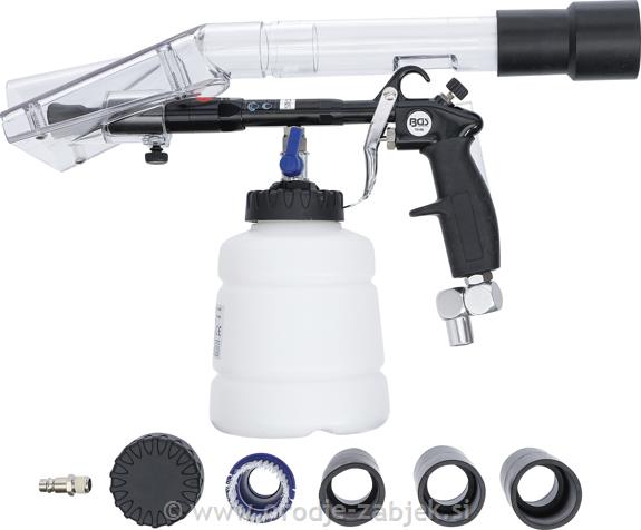 Twister cleaning gun with brush and extractor attachment BGS TECHNIC