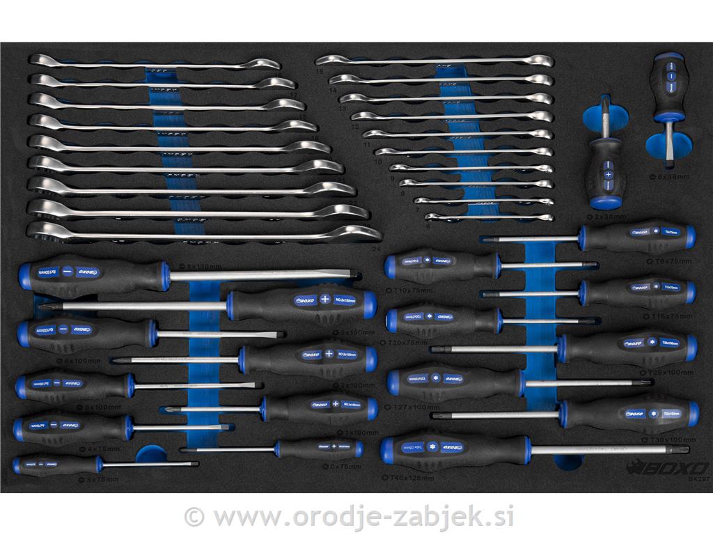 Tool trolley with 233-piece tool set BOXO