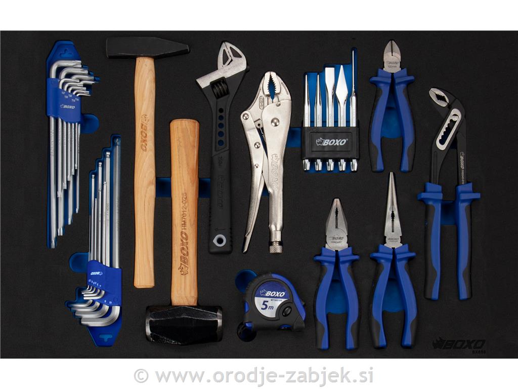 Tool trolley with 233-piece tool set BOXO