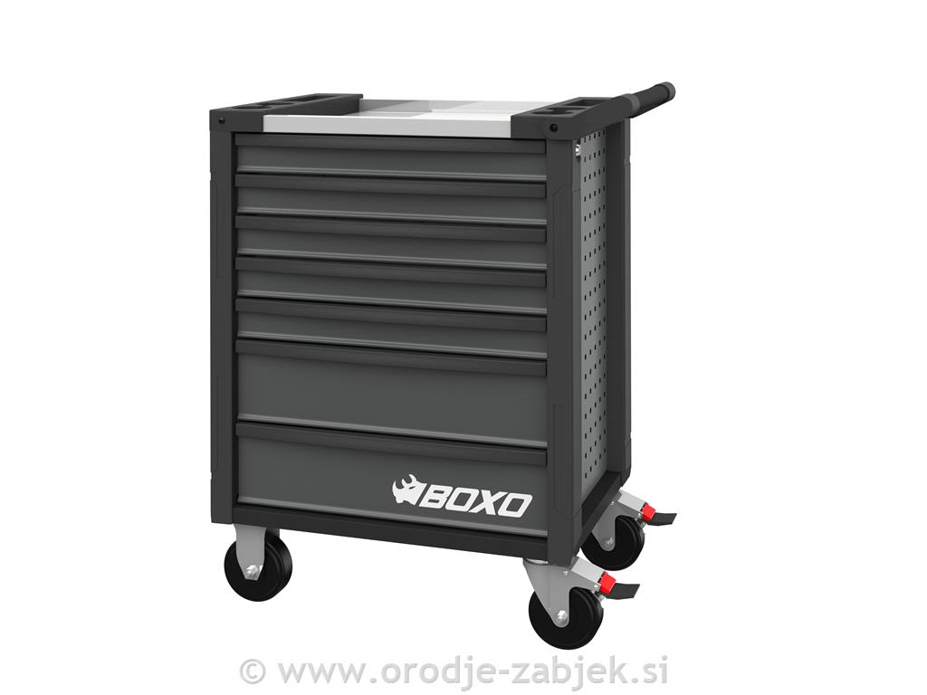 Tool trolley with 233-piece tool set BOXO