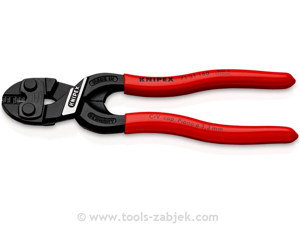 CoBolt® S Compact bolt cutter with recess in cutting edge 71 31 160 KNIPEX