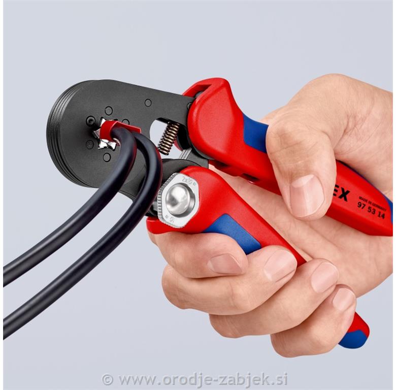 Crimping pliers for wire ferrules 97 5314 KNIPEX