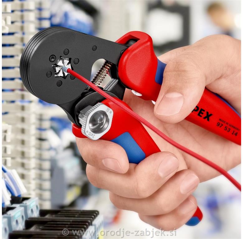 Crimping pliers for wire ferrules 97 5314 KNIPEX