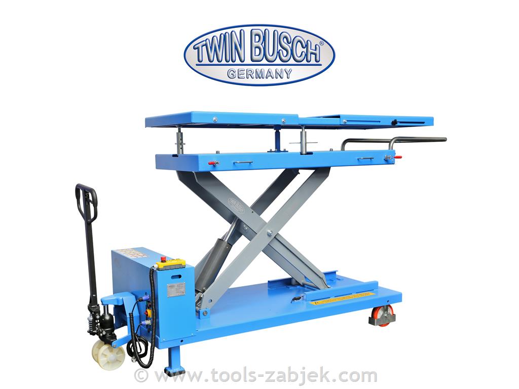 Electric battery lift table 1200kg TWIN BUSCH