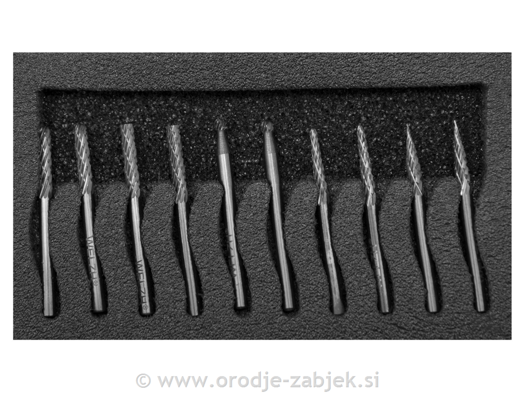 10-Piece Carbide Burr Set WELZH