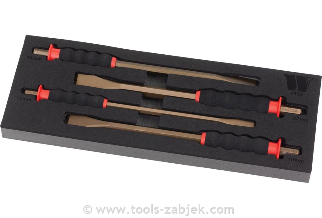 4-Piece Extra Long Cold Chisel Set WELZH
