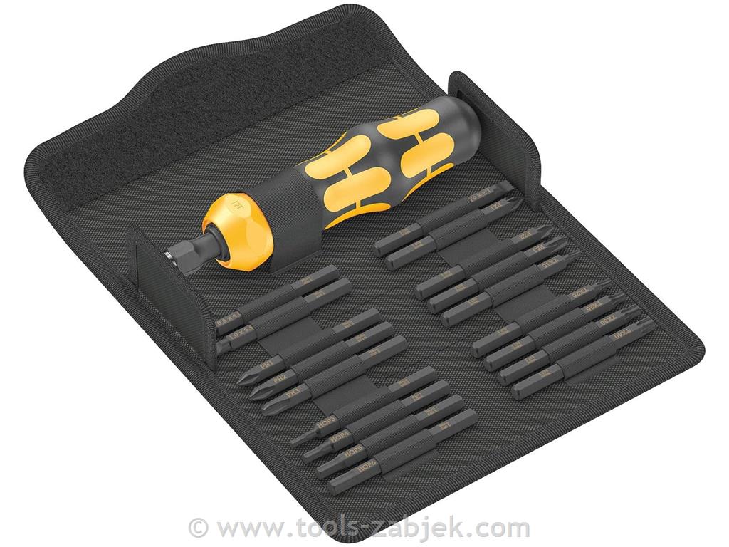 mpact screwdriver with bits Kraftform Kompakt 900 WERA