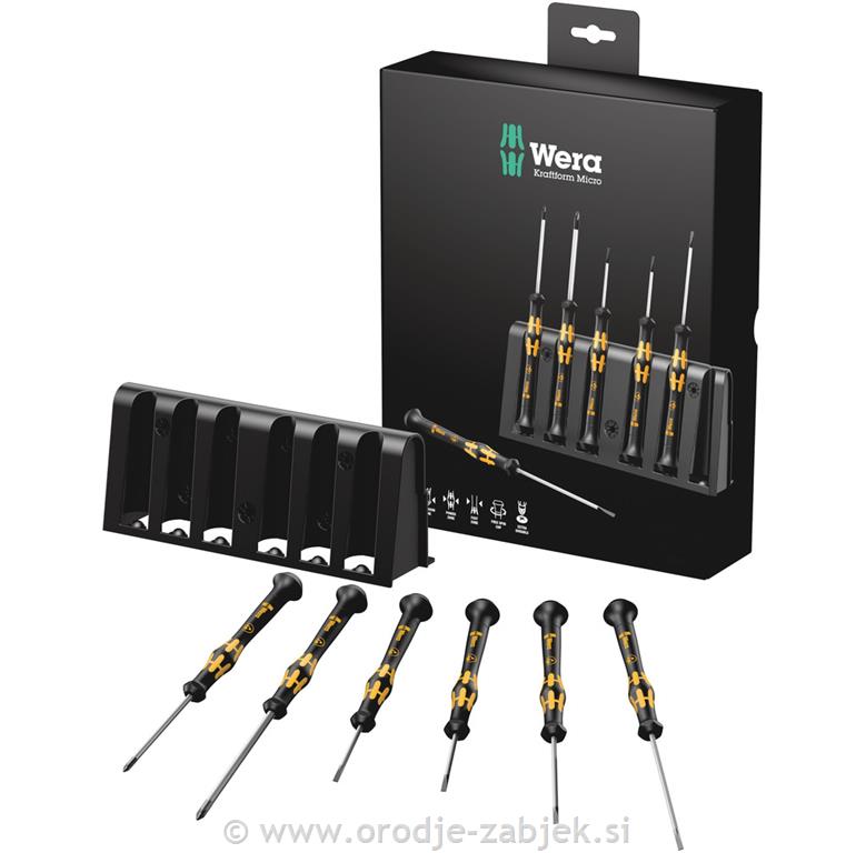 6-piece set of screwdrivers 1578 A/6 WERA