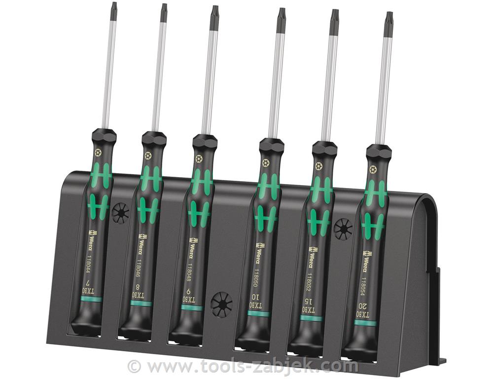 Screwdriver set with stand TORX® BO 2067/6 WERA